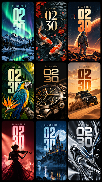 Screenshot 3: additional wallpaper choices